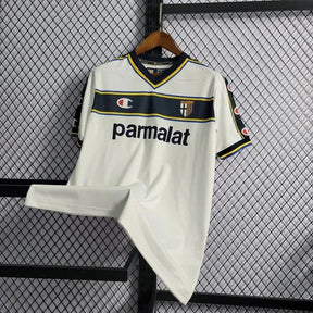 Camisa Parma Retrô Away 02/03 - Torcedor Masculina Branca - Netmantos