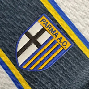 Camisa Parma Retrô Away 02/03 - Torcedor Masculina Branca - Netmantos