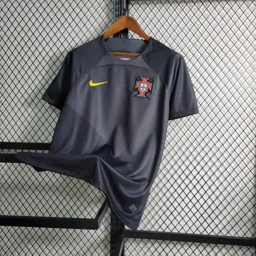 Camisa Portugal Edição Especial 23/24 - Torcedor Masculina Cinza e Preta - Netmantos