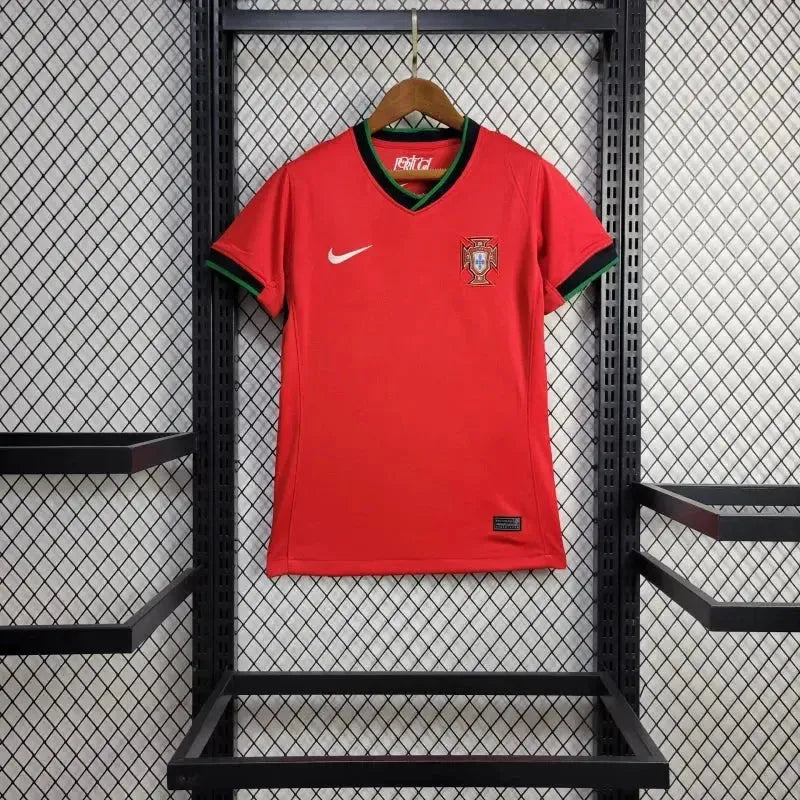 Camisa Portugal Home 24/25 - Torcedor Feminina Vermelha - Netmantos