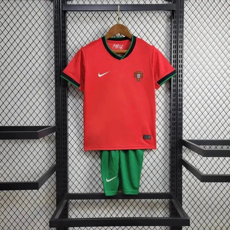 Camisa Portugal Home 24/25 - Torcedor Infantil Vermelha - Netmantos