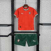 Camisa Portugal Home 25/26 - Torcedor Infantil Vermelha - Netmantos