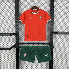 Camisa Portugal Home 25/26 - Torcedor Infantil Vermelha - Netmantos