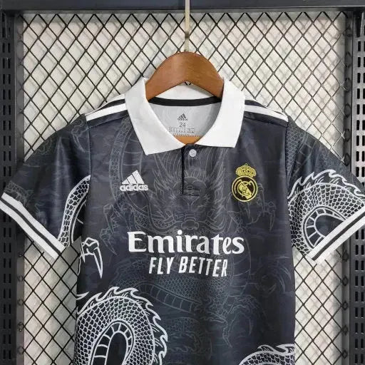 Camisa Real Madrid Edição Especial 23/24 - Torcedor Infantil Preta - Netmantos
