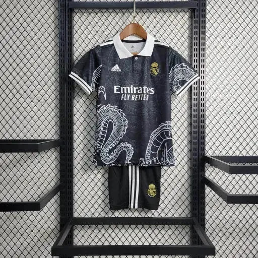 Camisa Real Madrid Edição Especial 23/24 - Torcedor Infantil Preta - Netmantos