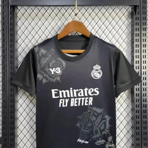 Camisa Real Madrid Fourth Y3 24/25 - Torcedor Infantil Preta - Netmantos