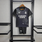 Camisa Real Madrid Fourth Y3 24/25 - Torcedor Infantil Preta - Netmantos