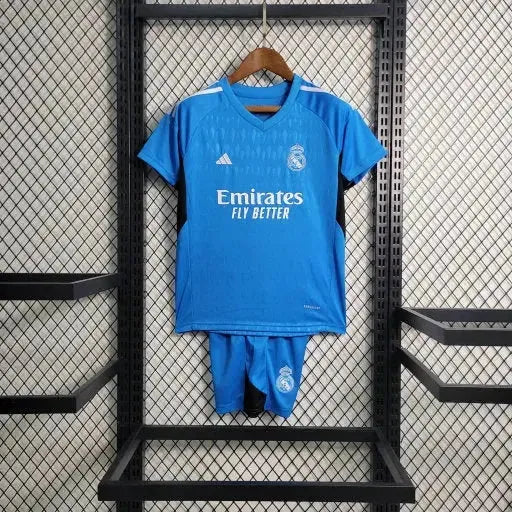 Camisa Real Madrid Goleiro 23/24 - Torcedor Infantil Azul - Netmantos