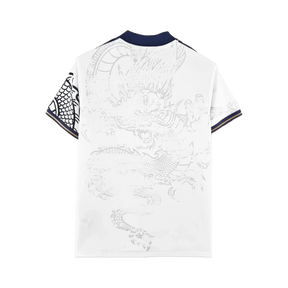 Real Madrid Hello Kitty Chinese Dragon 24/25 Shirt - Men's White Fan Shirt