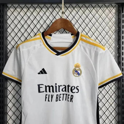 Camisa Real Madrid Home 23/24 - Torcedor Infantil Branca - Netmantos