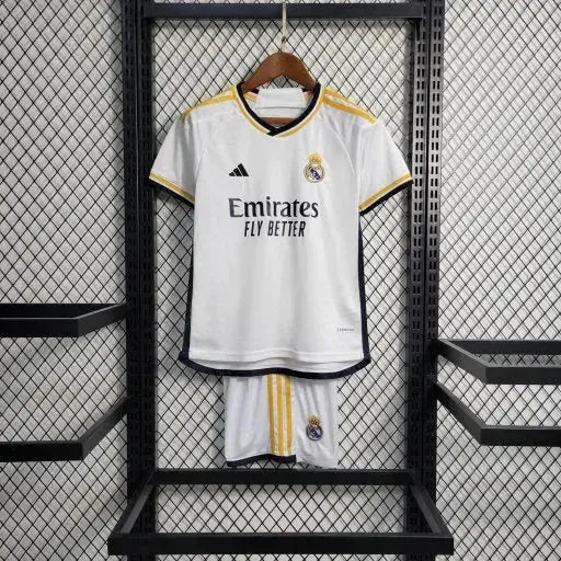 Camisa Real Madrid Home 23/24 - Torcedor Infantil Branca - Netmantos