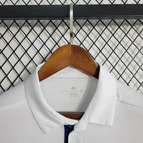Camisa Real Madrid Main Retrô 2016/17 - Torcedor Masculina Branca Manga Longa - Netmantos