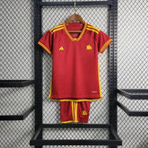 Camisa Roma Home 23/24 - Torcedor Infantil Vermelha - Netmantos