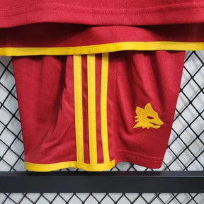 Camisa Roma Home 23/24 - Torcedor Infantil Vermelha - Netmantos