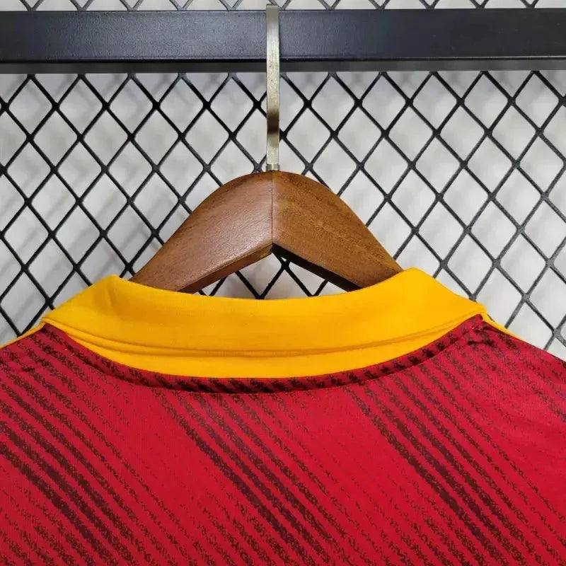 Camisa Roma Home 24/25 - Torcedor Masculina Vermelha - Netmantos