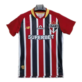 São Paulo Away Shirt 25/26 - Men's Fan Red + Sponsorships
