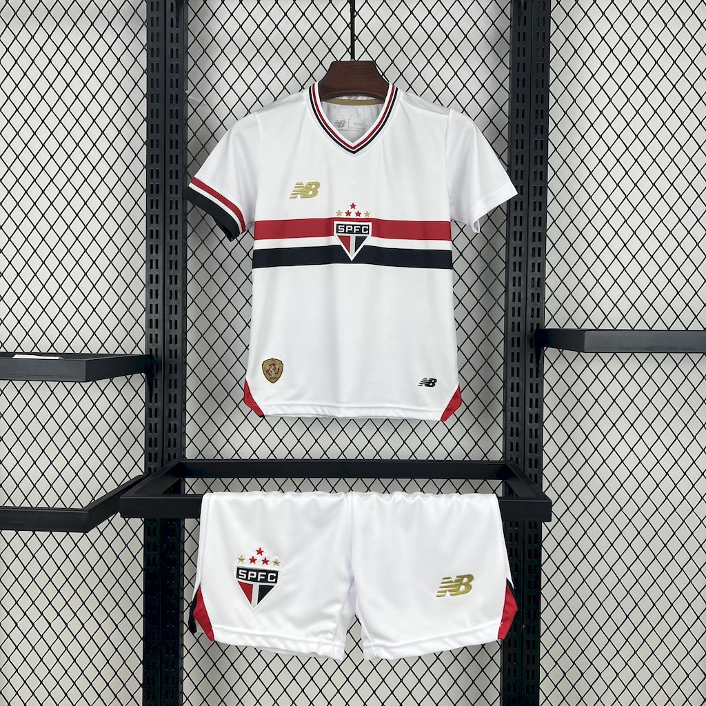 São Paulo Home Shirt 25/26 - White Children's Fan Shirt