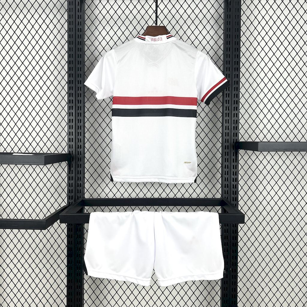São Paulo Home Shirt 25/26 - White Children's Fan Shirt