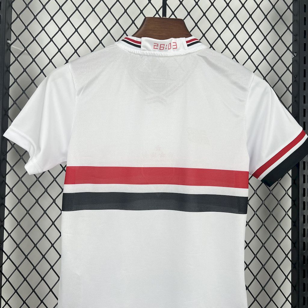 São Paulo Home Shirt 25/26 - White Children's Fan Shirt