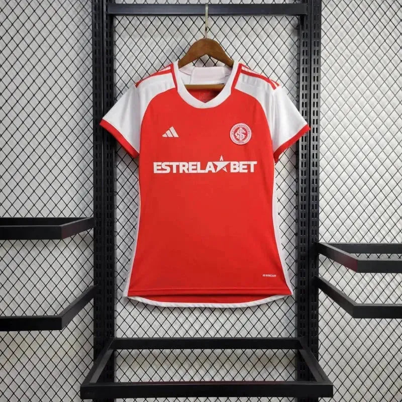 Camisa Sport Club Internacional Home 24/25 - Torcedor Feminina Vermelha - Netmantos