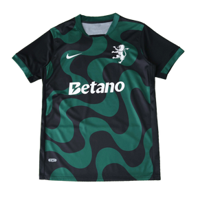 Sporting Third Away Shirt 25/26 - Men's Fan Black and Green