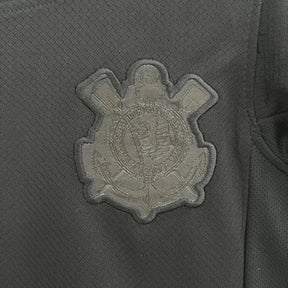 Camisa Timão Away 24/25 - Torcedor Infantil Preta - Netmantos