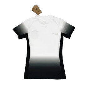 Camisa Timão Home 24/25 - Torcedor Feminina Preta e Branca - Netmantos