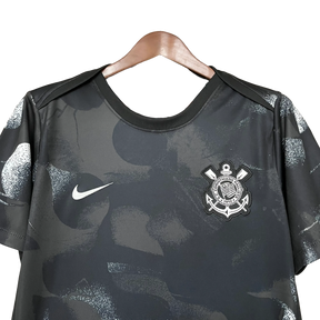 Camisa Timão Pré Jogo 25/26 - Torcedor Masculina Preta - Netmantos