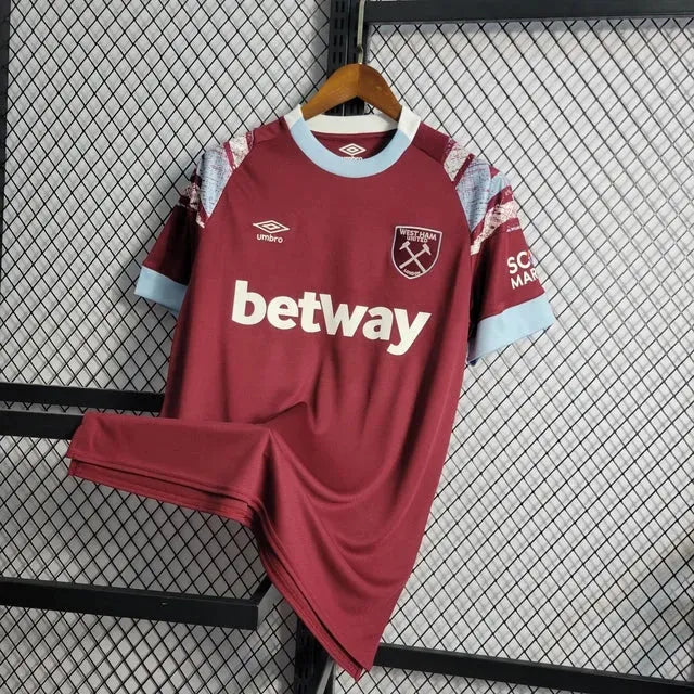 Camisa West Ham Home 22/23 - Torcedor Masculina - Netmantos