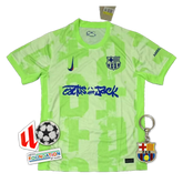 Maglia da trasferta del Barcellona TRAVIS SCOTT 24/25 - Verde tifoso da uomo