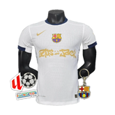 Maglia TRAVIS SCOTT 25/26 Barcellona - Uomo Bianco e Oro