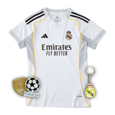 Real Madrid Home Shirt 25/26 - Women's White Fan Shirt