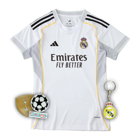 Real Madrid Home Shirt 25/26 - Women's White Fan Shirt