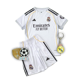 Real Madrid Home Shirt 25/26 - Kids Fan Shirt White