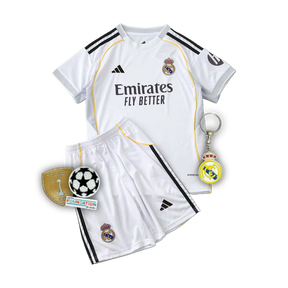 Real Madrid Home Shirt 25/26 - Kids Fan Shirt White
