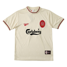 Liverpool Retro Away Shirt 1996/97 - Men's Supporter Beige
