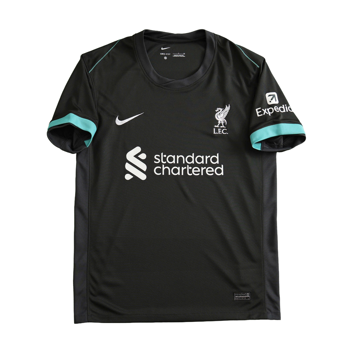 Maglia da trasferta del Liverpool 24/25 - Maglia da tifoso da uomo nera