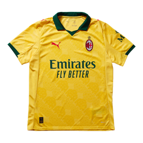 AC Milan Third Away Shirt 25/26 - Men's Fan Yellow