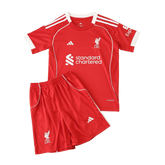 Liverpool Home Shirt 25/26 - Kids Fan Shirt Red
