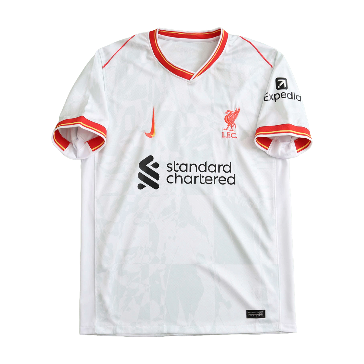 Maglia Liverpool Away II 24/25 - Maglia da tifoso bianca e rossa da uomo