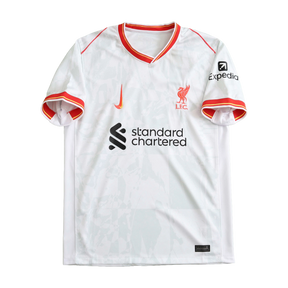 Liverpool Away II Shirt 24/25 - Men's White and Red Fan Shirt