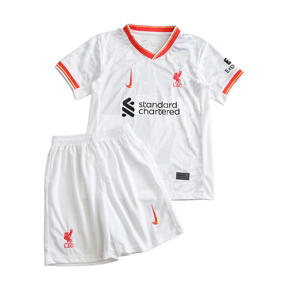 Maglia Liverpool Away 2 24/25 - Maglia bianca per bambini
