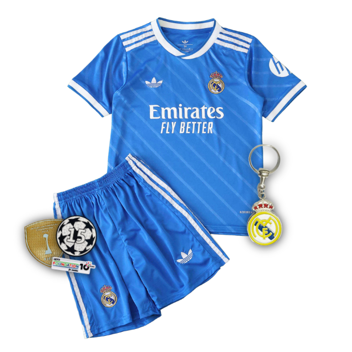 Real Madrid Third Away Shirt 25/26 - Children's Fan