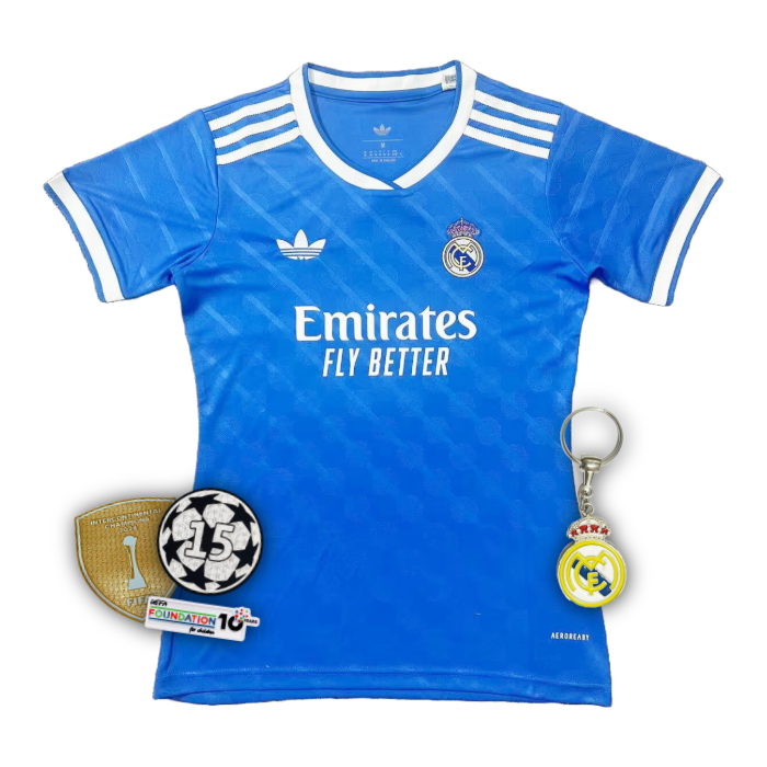 Real Madrid Third Away Shirt 25/26 - Women's Fan Shirt