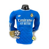 Real Madrid Third Away Shirt 25/26 - Men's Player Long Sleeve