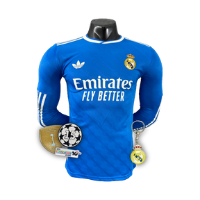 Real Madrid Third Away Shirt 25/26 - Men's Player Long Sleeve