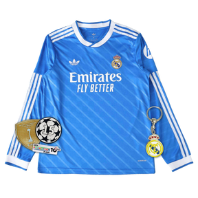 Real Madrid Third Away Shirt 25/26 - Men's Fan Long Sleeve