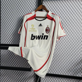Camisa AC Milan Away Retrô 2006/07 - Torcedor Masculina Branca - Netmantos