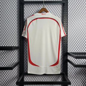 Camisa AC Milan Away Retrô 2006/07 - Torcedor Masculina Branca - Netmantos