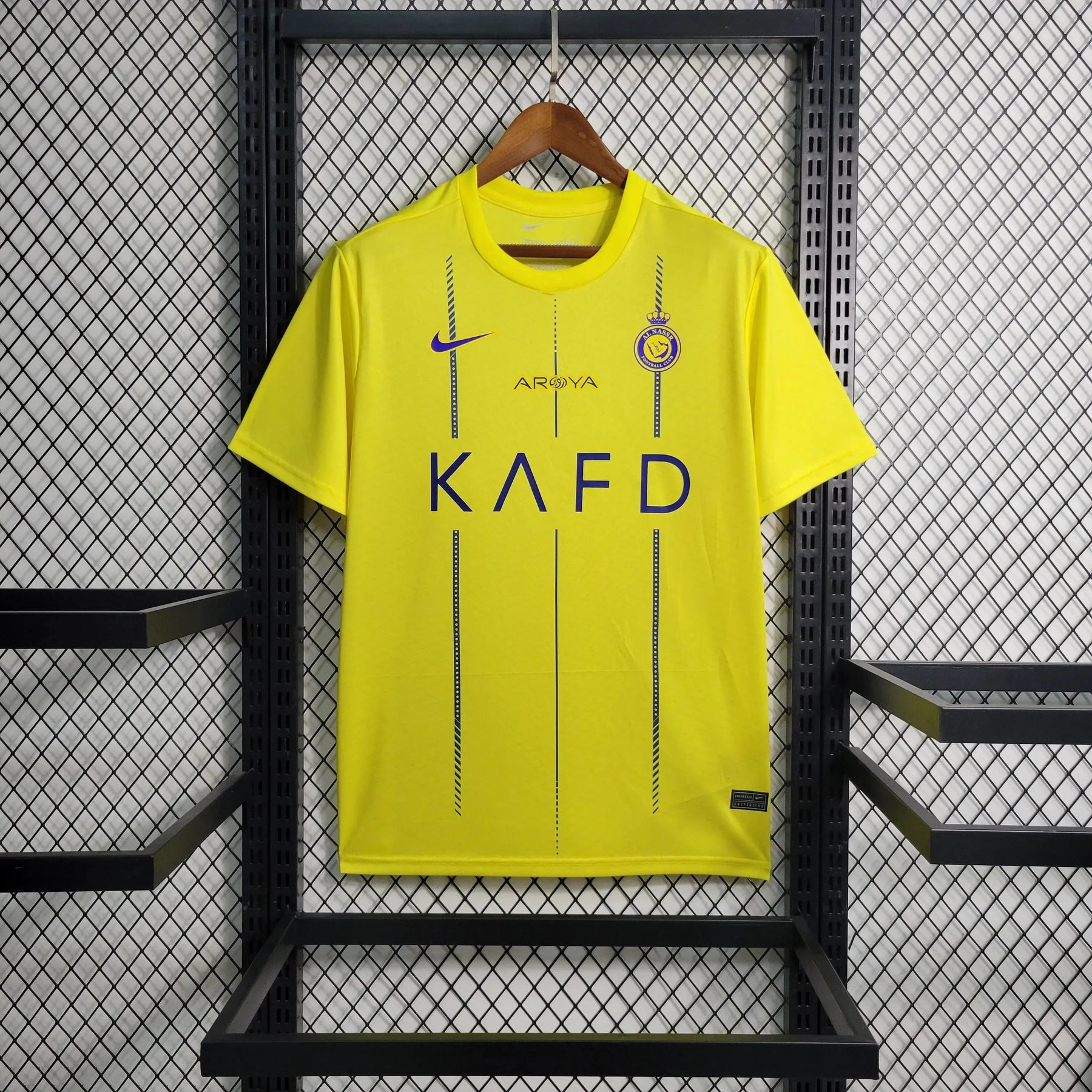 Camisa Al-Nassr Home 23/24 - Torcedor Masculina Amarela - Netmantos